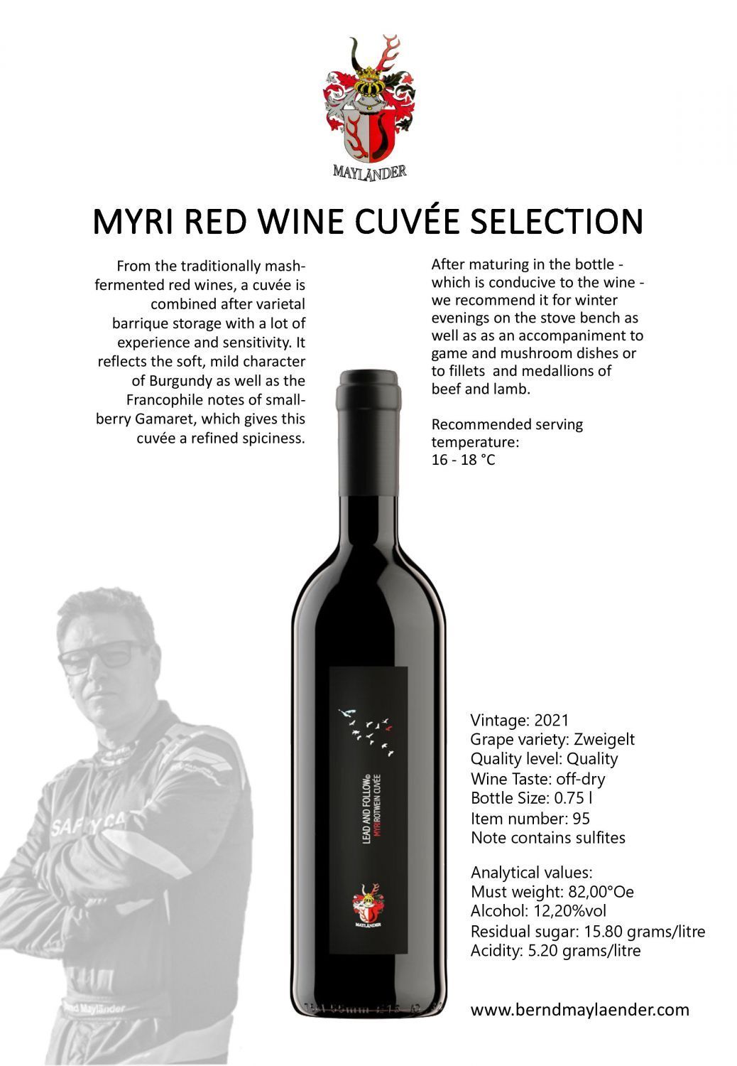 2020 MYRI Rotwein Cuvée Auslese trocken